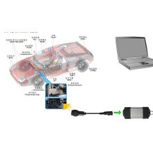 Explorador de auto diagnóstico interfaz OBD para Renault puede Clip V151 Chip completo sitio para V157 V156 V154 Software